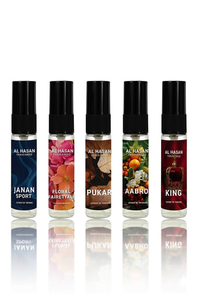 Pack Of 5 Testers 5Ml Al Hasan Fragrances
