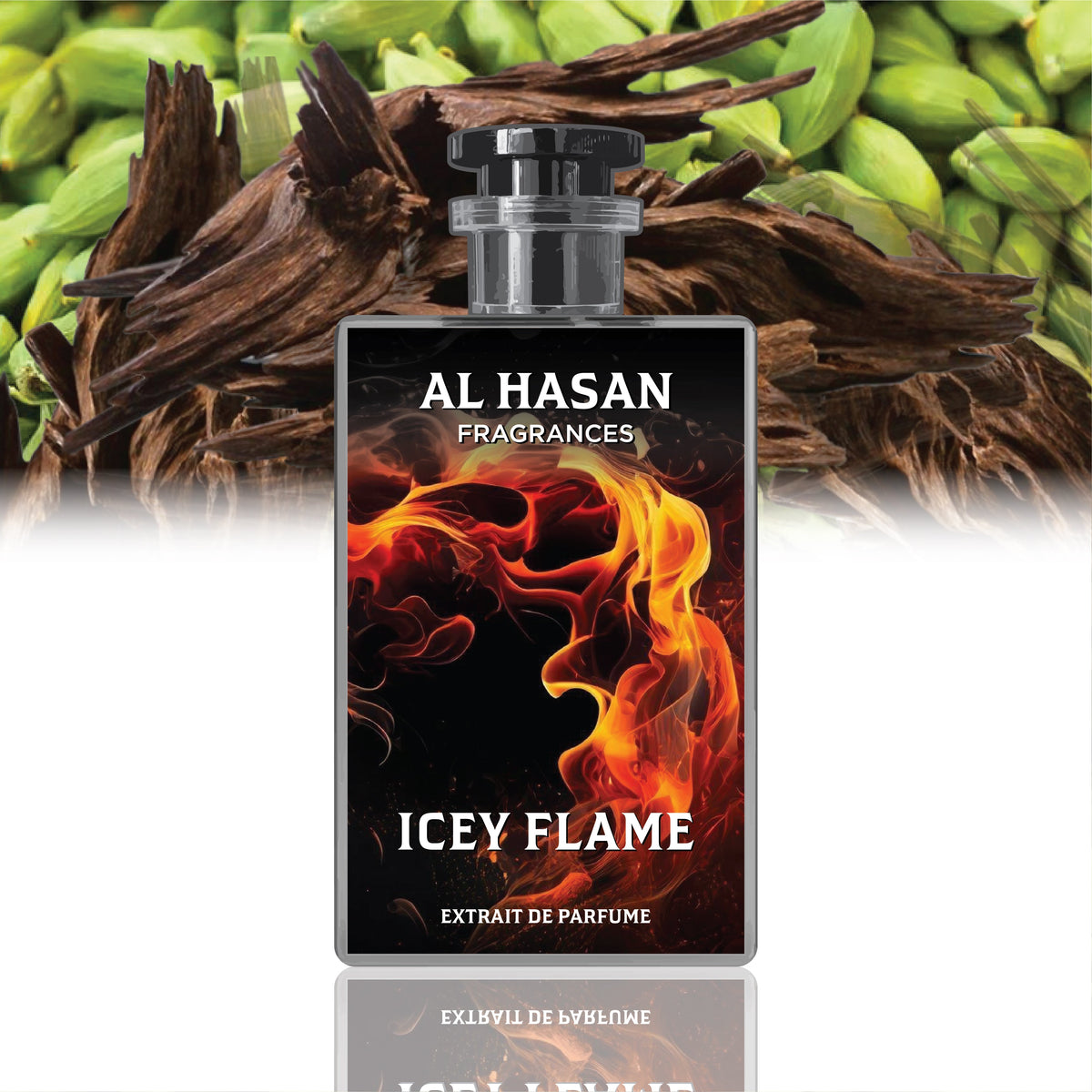 ICEY FLAME Inspired by Oud Wood 
